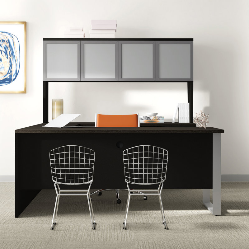 Upper Square™ Kadian Reversible UShape Corner Desk with Hutch